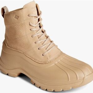 Sperry Women Top-Sider Duck Float Lace Up Boots Size 9 Sand Lace Up NWOB $120